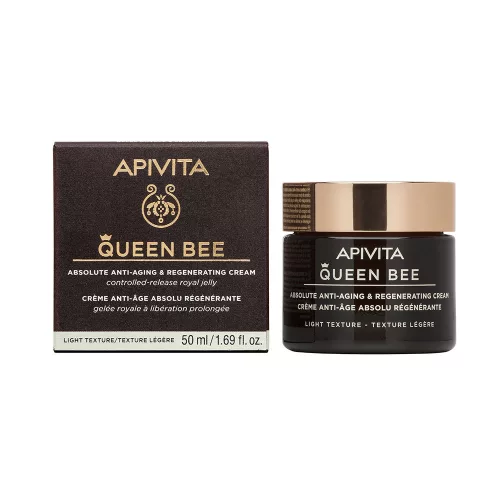 APIVITA Queen Bee ránctalanító arckrém Light normál/kombinált bőrre (50ml) 