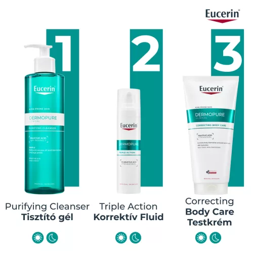 EUCERIN DermoPure Clinical Correcting Body Care - Testkrém (200ml)