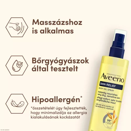 AVEENO Skin Relief testápoló olajspray (200ml)