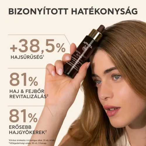APIVITA Royal Jelly Elixir Revitalizáló & sűrűséget adó fejbőrszérum (50ml)