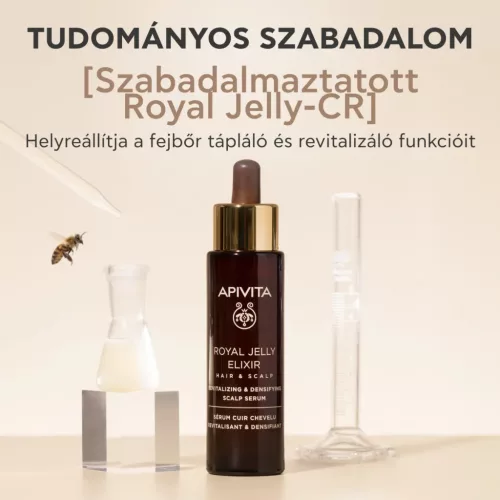 APIVITA Royal Jelly Elixir Revitalizáló & sűrűséget adó fejbőrszérum (50ml)