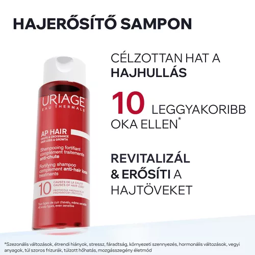 URIAGE AP Hair Hajerősítő sampon (200ml)