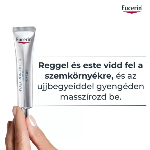 EUCERIN Hyaluron-Filler +3x effect ráncfeltöltő szemránckrém (15ml)  