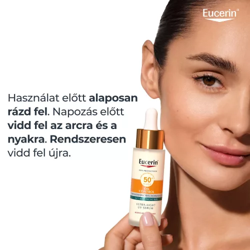 EUCERIN Sun Oil Control nappali UV szérum arcra SPF50+ (30ml)