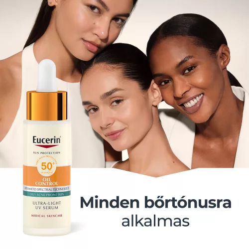 EUCERIN Sun Oil Control nappali UV szérum arcra SPF50+ (30ml)