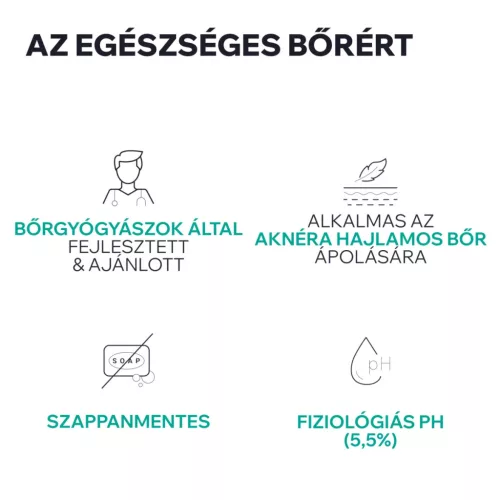 URIAGE Hyséac habzó tisztító gél zsíros bőrre (500ml)  