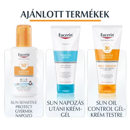 EUCERIN Sun Oil Control Dry Touch színtelen napozó aerosol spray SPF50 (200ml)