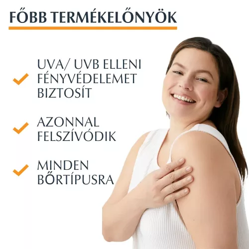 EUCERIN Sun Sensitive  Protect extra könnyű naptej SPF50 (150ml) 