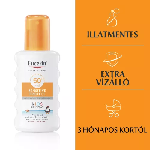 EUCERIN Sun Sensitive Protect gyermek napozó spray SPF50+ (200ml)