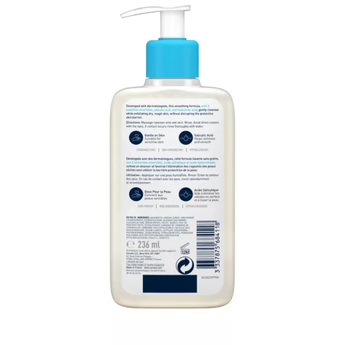 CERAVE SA Bőrsimító tisztító gél (236ml)  