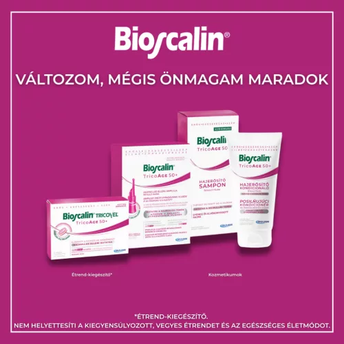 BIOSCALIN TricoAge 50+ Hajerősítő sampon ritkuló hajra (200ml)