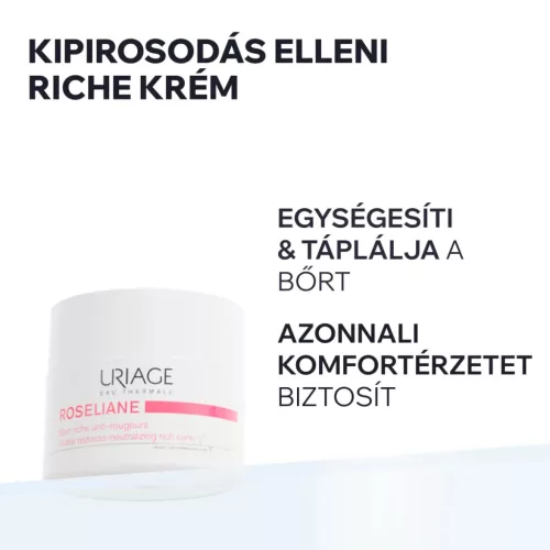 URIAGE Roséliane Rich arckrém rosacea ellen (50ml)