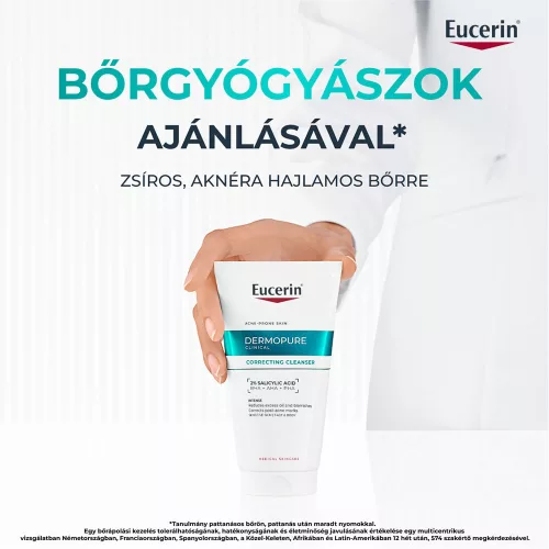 EUCERIN DermoPure Clinical Correcting Cleanser - Mélytisztító gél (150ml)