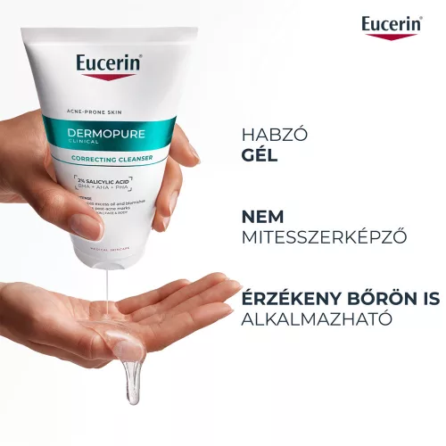 EUCERIN DermoPure Clinical Correcting Cleanser - Mélytisztító gél (150ml)