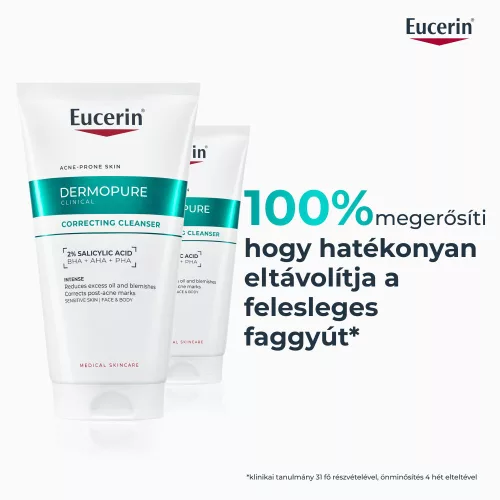EUCERIN DermoPure Clinical Correcting Cleanser - Mélytisztító gél (150ml)