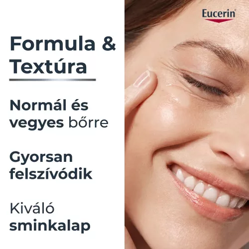 EUCERIN Hyaluron-Filler +3x effect ráncfeltöltő nappali arckrém normál, vegyes bőrre (50ml) 