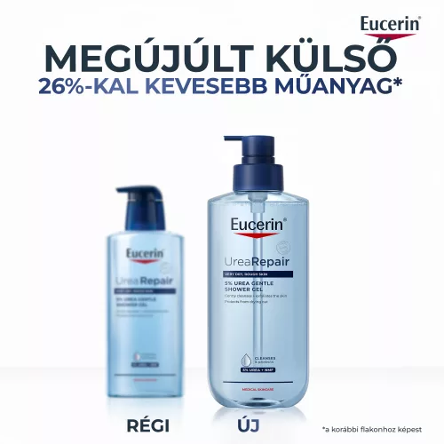 EUCERIN Urea Repair 5% Urea bőrkímélő tusfürdő (400ml)