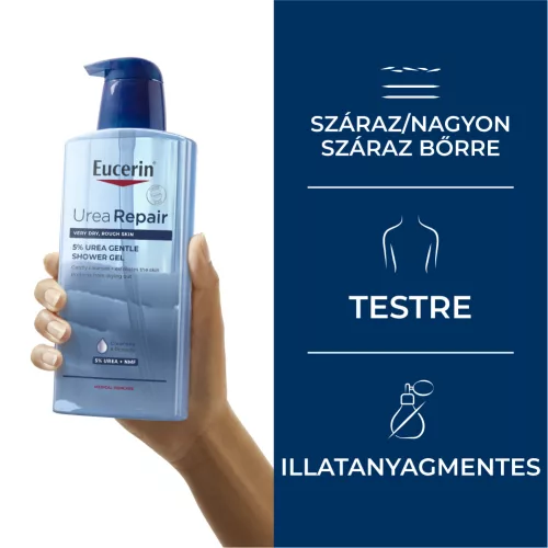 EUCERIN Urea Repair 5% Urea bőrkímélő tusfürdő (400ml)