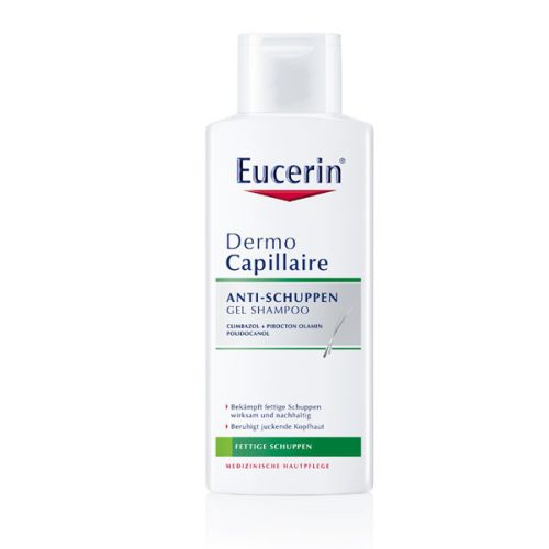 EUCERIN DermoCapillaire korpásodás elleni sampon zsíros korpára (250ml)  