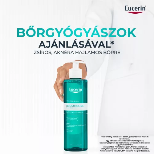 EUCERIN DermoPure Clinical Purifying Cleanser - Tisztító gél (400ml)