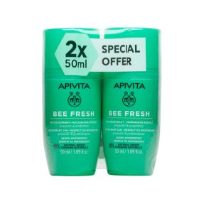 APIVITA BEE Fresh golyós dezodor Duopack (50ml+50ml)