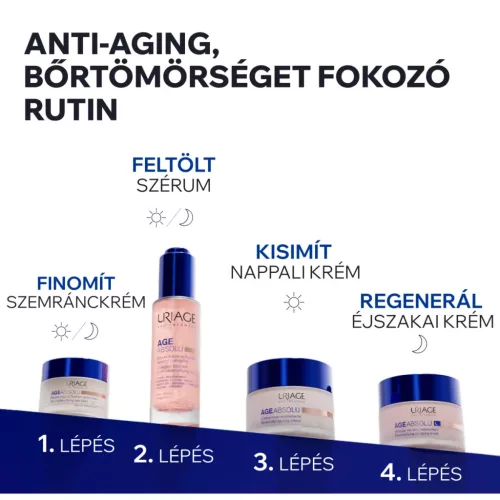 URIAGE Age Absolu bőrtömörséget fokozó ránctalanító szemkörnyékápoló (15ml)