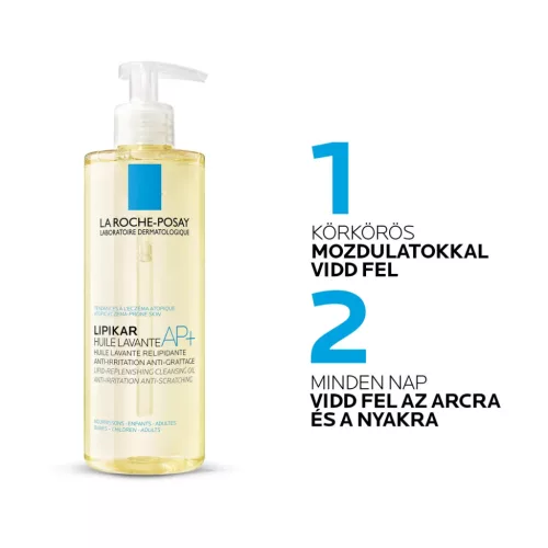 LA ROCHE-POSAY Lipikar AP+ tusfürdő olaj (400ml)
