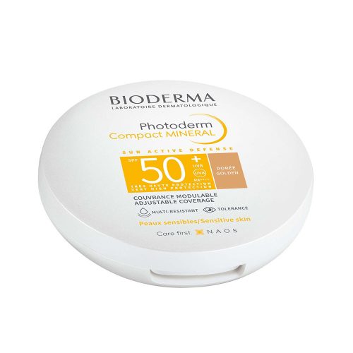 BIODERMA Photoderm Compact Mineral púder SPF50+ golden (arany) (10g)   