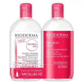 BIODERMA Sensibio H2O micellás víz DUOPACK (500ml+500ml)