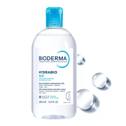 BIODERMA Hydrabio H2O micellás arc- és sminklemosó oldat (500ml)