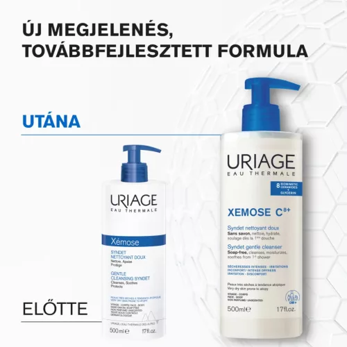 URIAGE Xémose C8+ Syndet krémtusfürdő (500ml) 