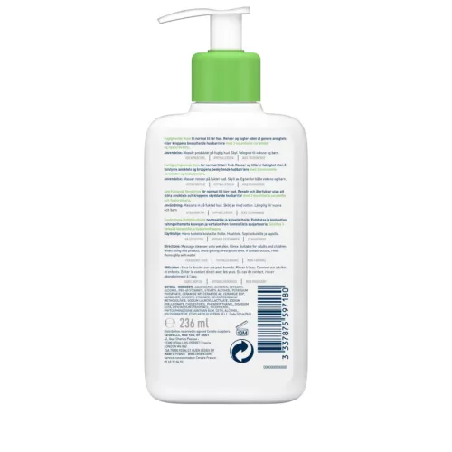 CERAVE Hidratáló tisztító krém normál és száraz bőrre (236ml)   