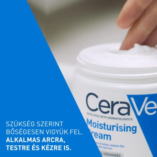 CERAVE Hidratáló krém arcra és testre száraz és nagyon száraz bőrre (340g)     