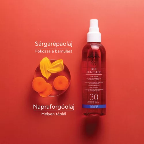 APIVITA BEE SUN SAFE Barnulást segítő olaj spray SPF30 (200ml)