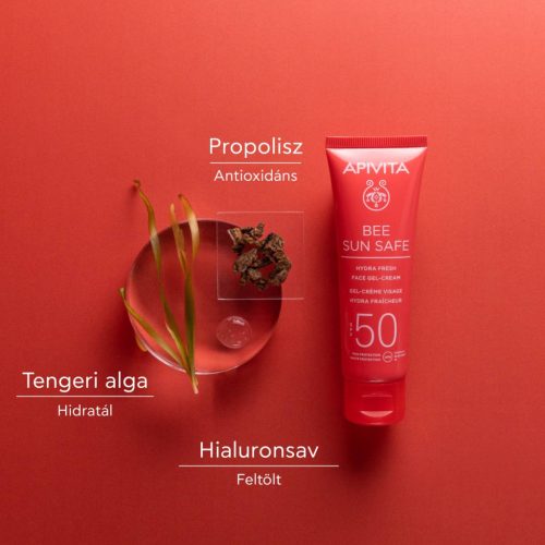 APIVITA BEE SUN SAFE Hydra fresh arckrém SPF50 (50ml)