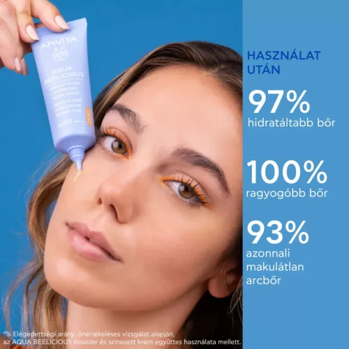APIVITA AQUA Beelicious színezett hidratáló fluid krém SPF30 (40ml)