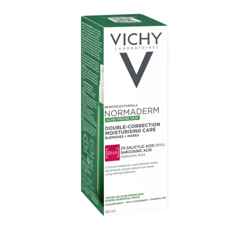 VICHY Normaderm Double-correction hidratáló krém  (50ml)