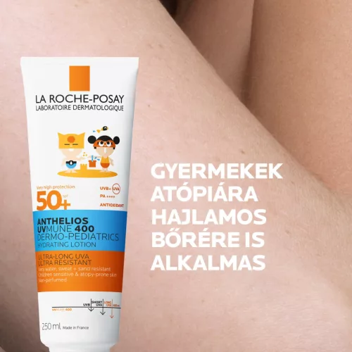 LA ROCHE-POSAY Anthelios UVMUNE400 Dermo-Pediatrics hidratáló napvédő tej SPF50+ gyermek (250ml)