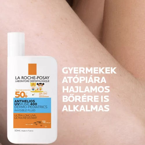 LA ROCHE-POSAY Anthelios UVMUNE 400 Dermo-Pediatrics napvédő fluid SPF50+ gyermek (50ml)