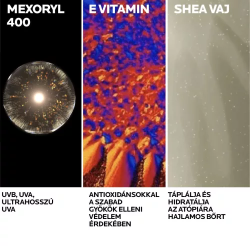 LA ROCHE-POSAY Anthelios UVMUNE 400 Dermo-Pediatrics napvédő fluid SPF50+ gyermek (50ml)