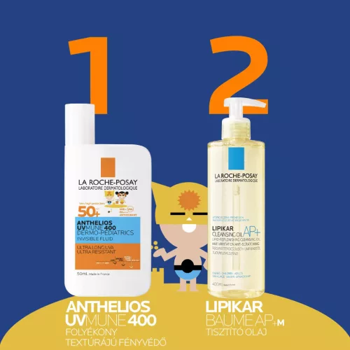 LA ROCHE-POSAY Anthelios UVMUNE 400 Dermo-Pediatrics napvédő fluid SPF50+ gyermek (50ml)