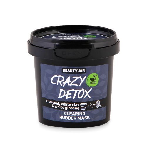 BEAUTY JAR Crazy Detox tisztító és méregtelenítő lehúzható arcmaszk (20g)