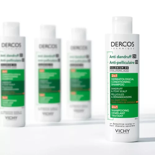 VICHY Dercos DS 2in1 korpásodás elleni kondicionáló sampon (200ml)