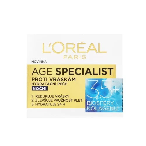 L'ORÉAL PARIS Age Specialist éjszakai arckrém 35+ (50ml)