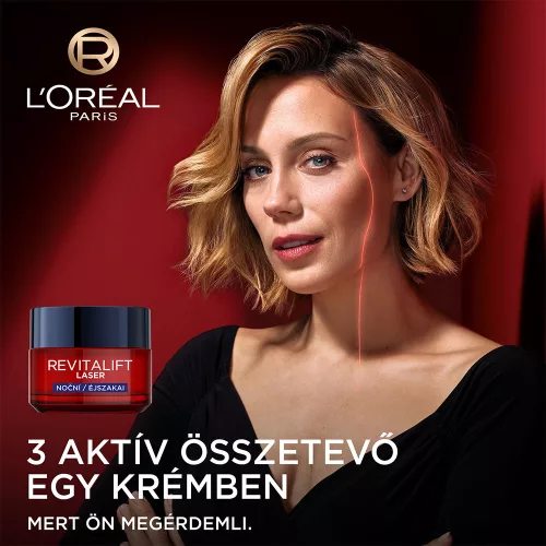 L'ORÉAL PARIS Revitalift Laser hármas hatású öregedésgátló éjszakai krém (50ml)