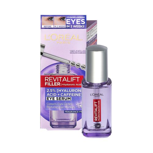 L'ORÉAL PARIS Revitalift Filler 2,5% hialuronsavas szemkörnyék szérum (20ml)