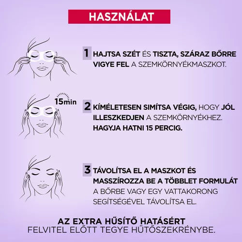 L'ORÉAL PARIS Revitalift Filler hűsítő szérumos szemkörnyékmaszk (11g)