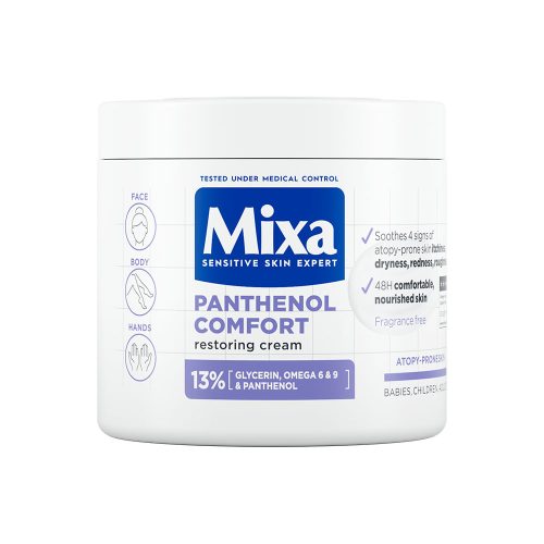 MIXA Panthenol Comfort helyreállító testápoló krém (400ml)
