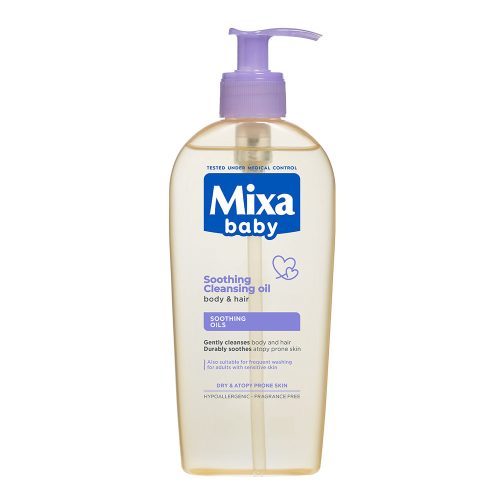 MIXA Baby nyugtató, tisztító olaj a bőrre és a hajra (250ml)