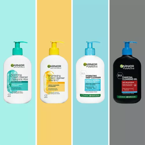GARNIER SKIN NATURALS Hyauronic Aloe bőrnyugtató tisztító krém (250ml)